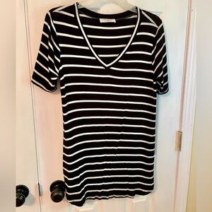 Zenana Striped Stretch Tee